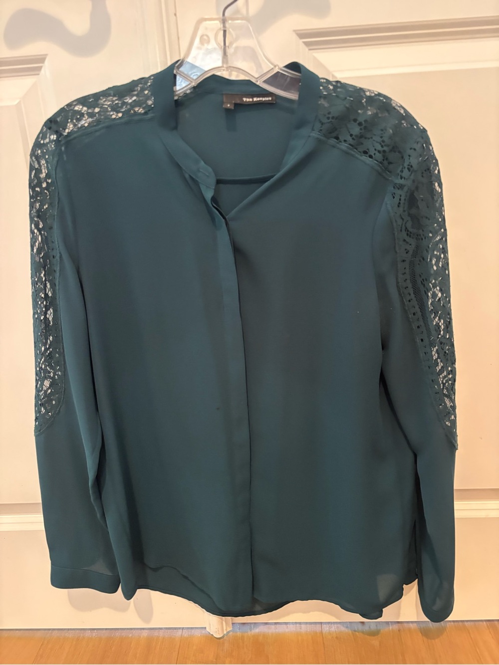 The Kooples Lace-Shoulder Blouse